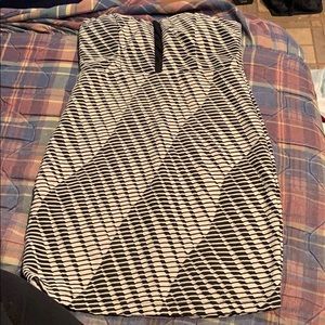 Black and white dress